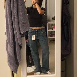 ZARA mid rise jeans